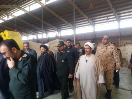 بازدید سردار نظری فرمانده سپاه از شهرک صنعتی کاویان