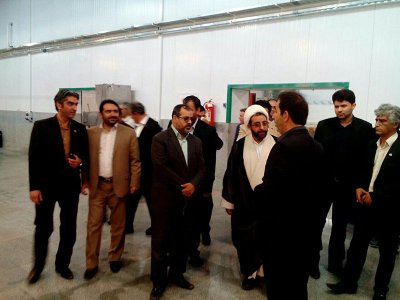 بازدید رئیس کمیسیون ۵ نفره حمایت قضایی از شهرک صنعتی کاویان