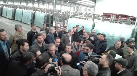 بازدید و افتتاح واحدهای صنعتی در شهرک صنعتی کاویان