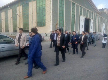 بازدید از شهرک صنعتی کاویان 